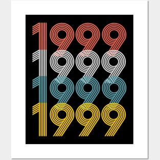 20th Retro Vintage 20 years 1999 birthday Posters and Art